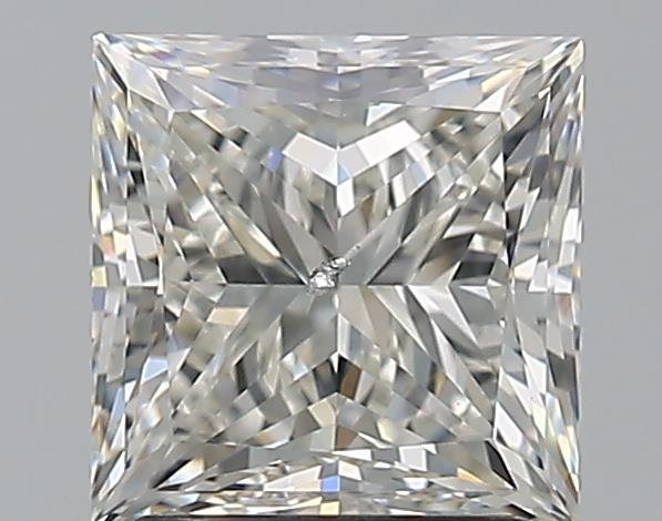 2.00ct I SI2 Rare Carat Ideal Cut Princess Diamond