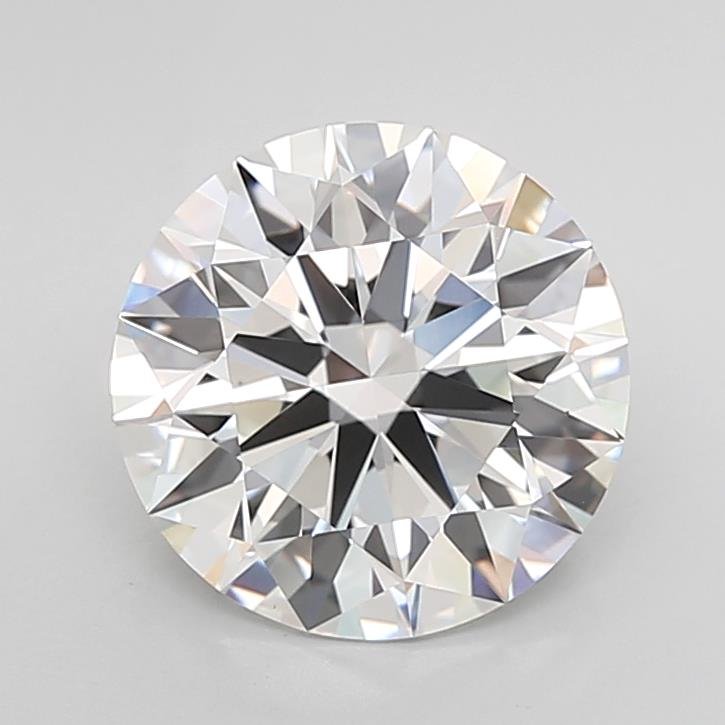 4.05ct E VVS2 Rare Carat Ideal Cut Round Lab Grown Diamond