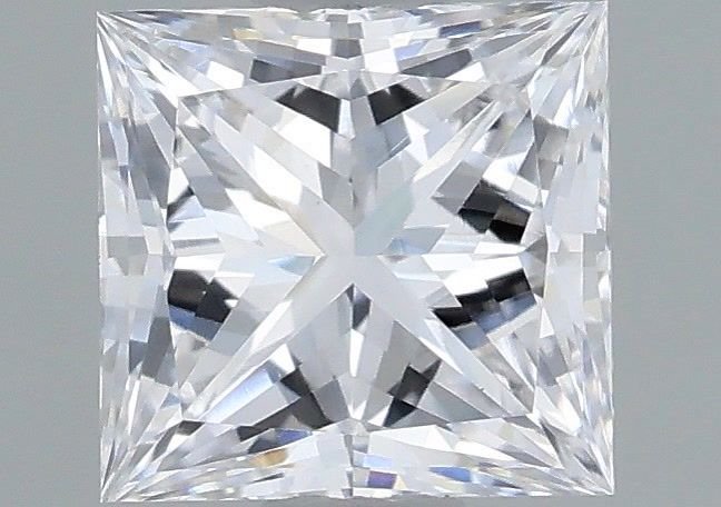 0.59ct E VVS2 Rare Carat Ideal Cut Princess Lab Grown Diamond