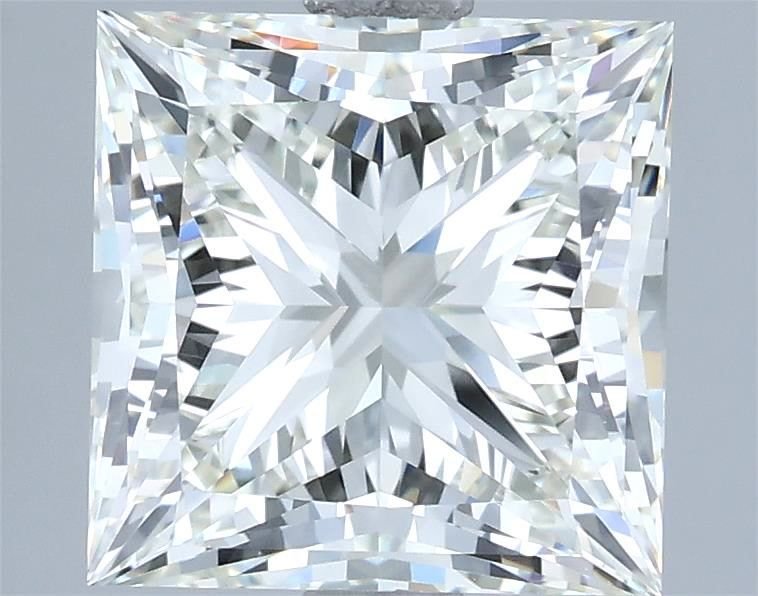 4.07ct I VVS2 Rare Carat Ideal Cut Princess Diamond