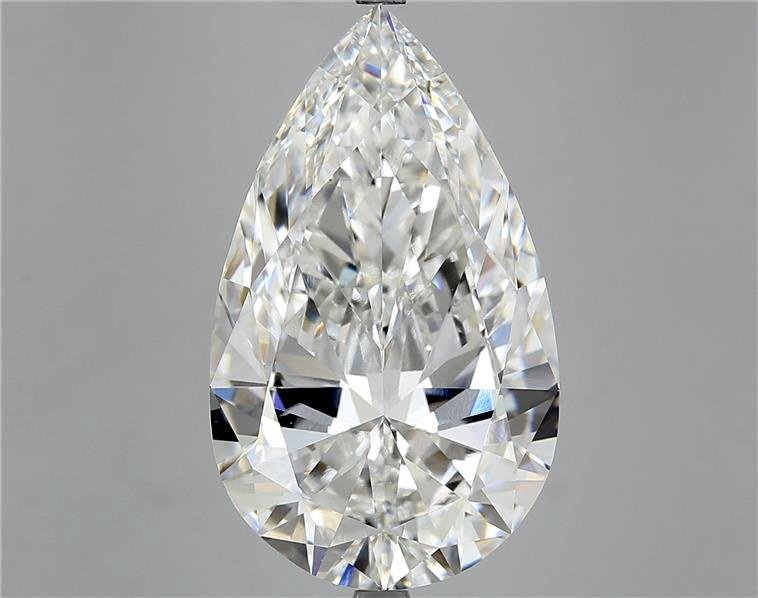 11.99ct F VVS2 Very Good Cut Pear Lab Grown Diamond