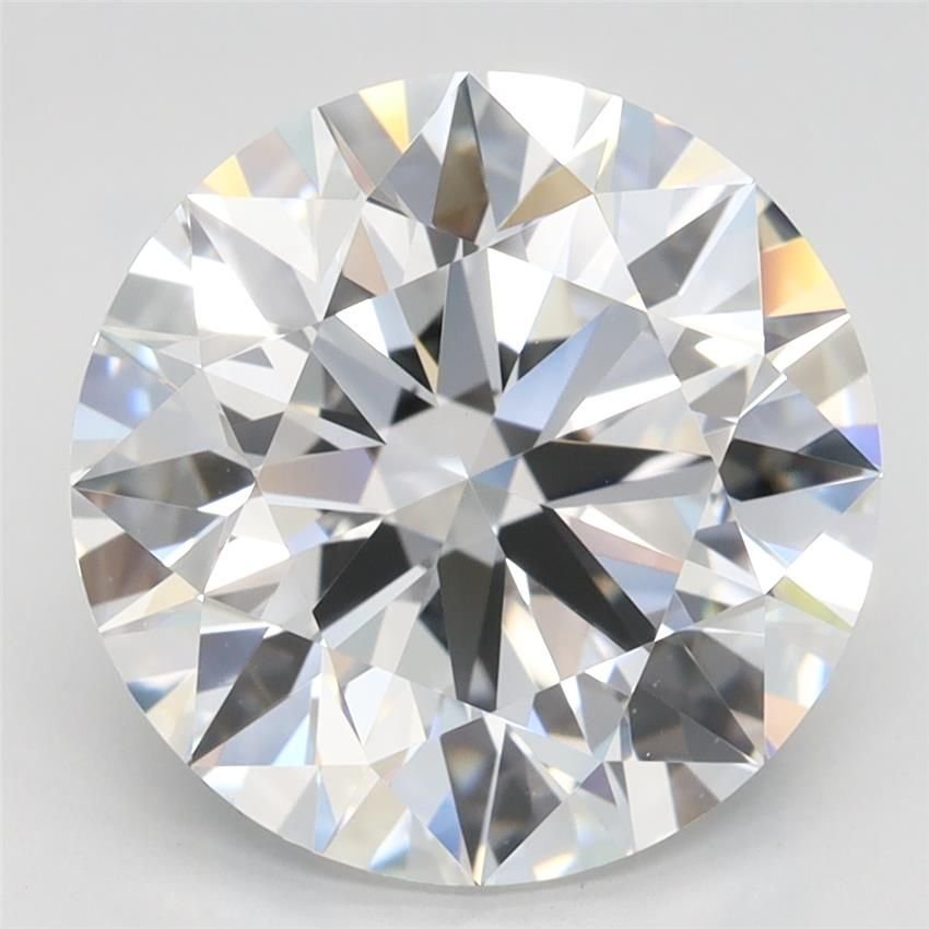 4.67ct D VVS2 Rare Carat Ideal Cut Round Lab Grown Diamond