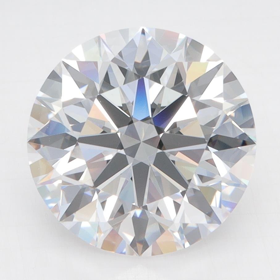 4.05ct D VVS2 Rare Carat Ideal Cut Round Lab Grown Diamond