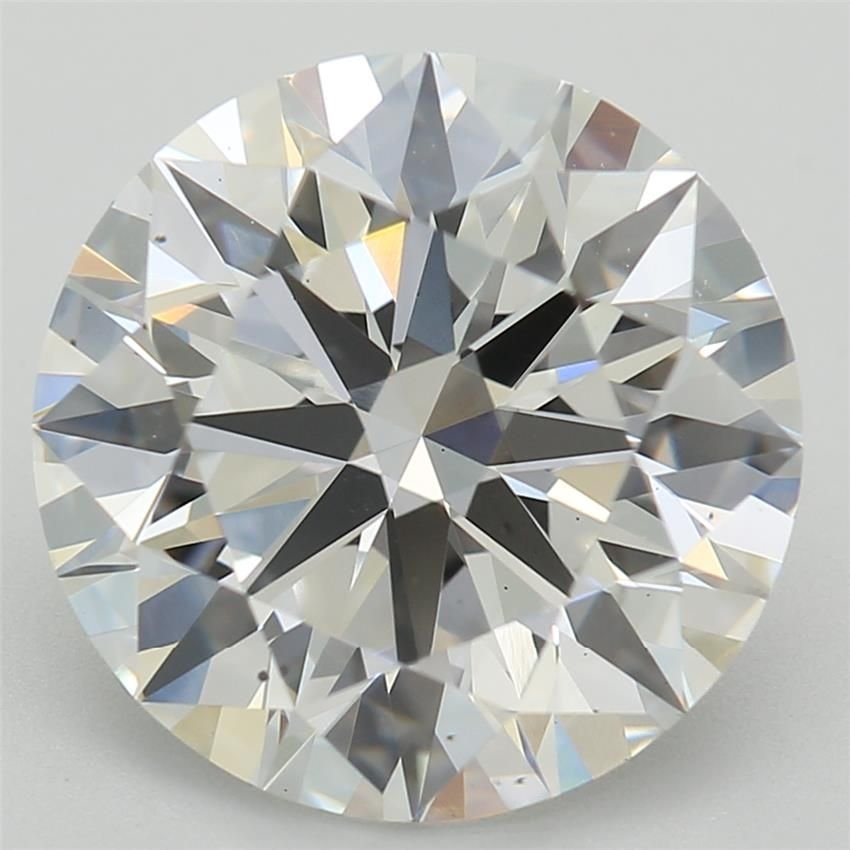 3.09ct E VS2 Rare Carat Ideal Cut Round Lab Grown Diamond