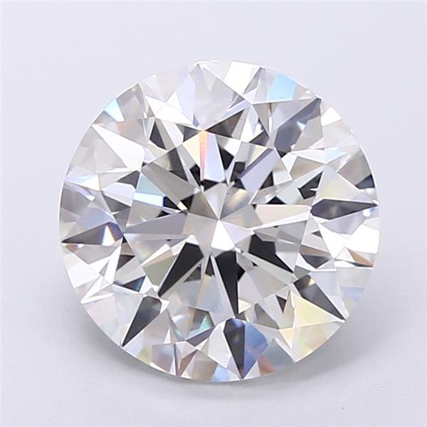 4.13ct E VS1 Rare Carat Ideal Cut Round Lab Grown Diamond