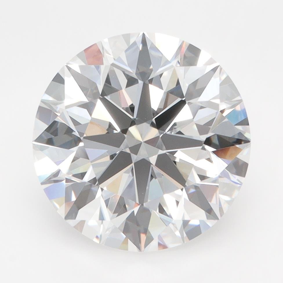 4.27ct D VVS1 Rare Carat Ideal Cut Round Lab Grown Diamond