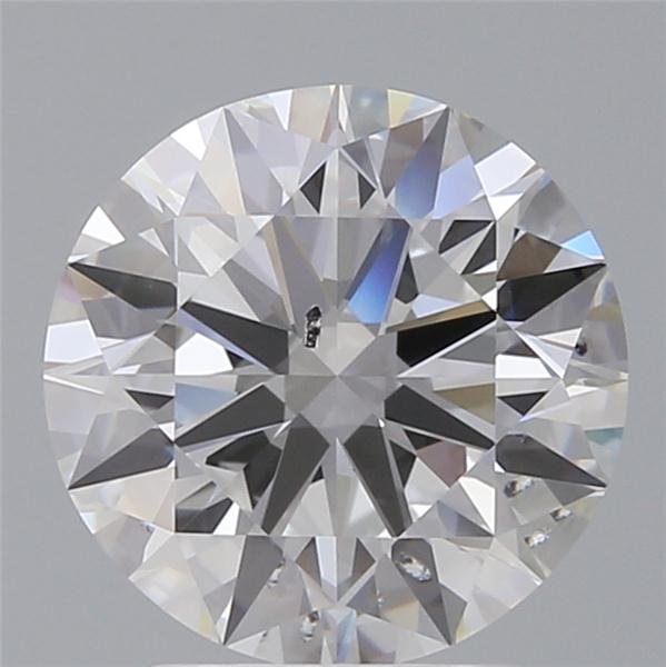 2.22ct D SI2 Rare Carat Ideal Cut Round Lab Grown Diamond