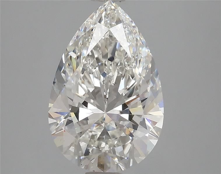 2.69ct H VS2 Rare Carat Ideal Cut Pear Lab Grown Diamond