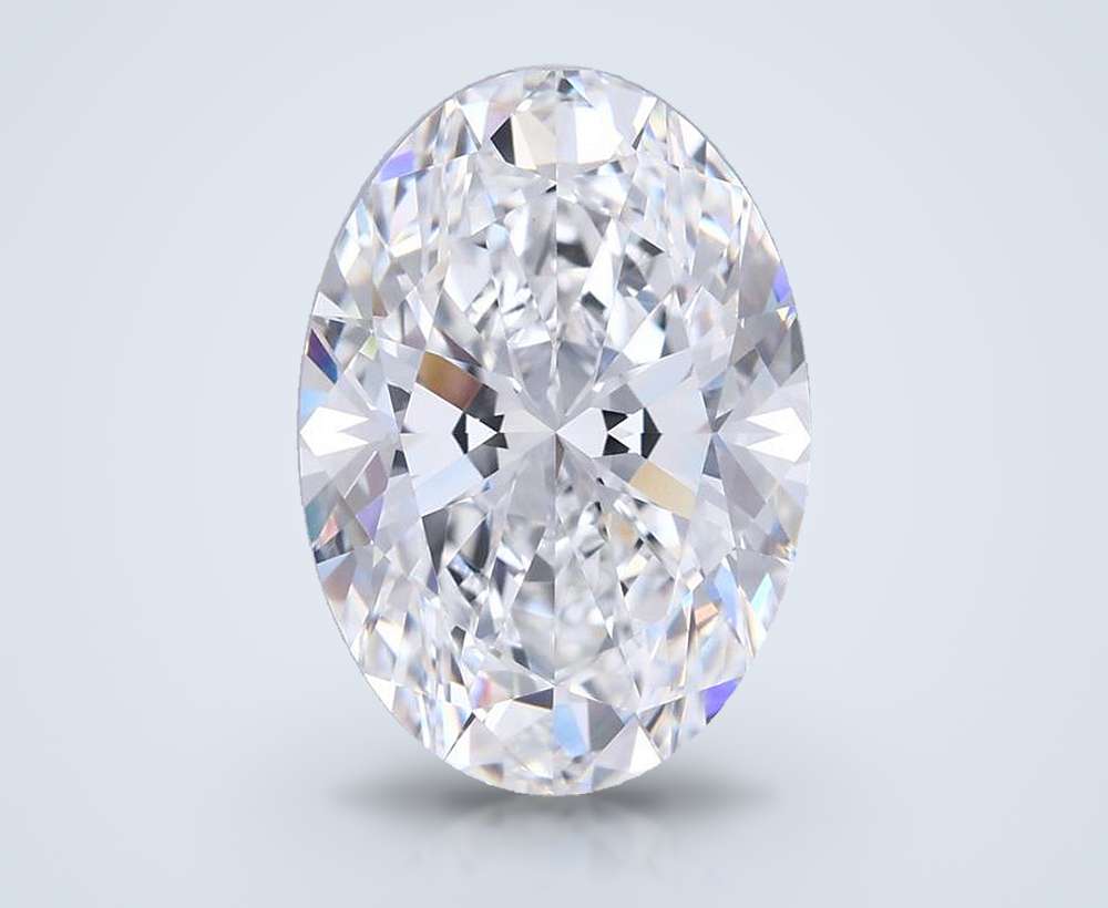 5.56 Carat Oval Lab Diamond