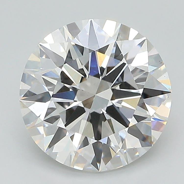 2.51ct F VS2 Rare Carat Ideal Cut Round Lab Grown Diamond