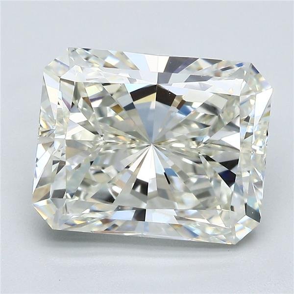 5.01ct K VS1 Rare Carat Ideal Cut Radiant Diamond