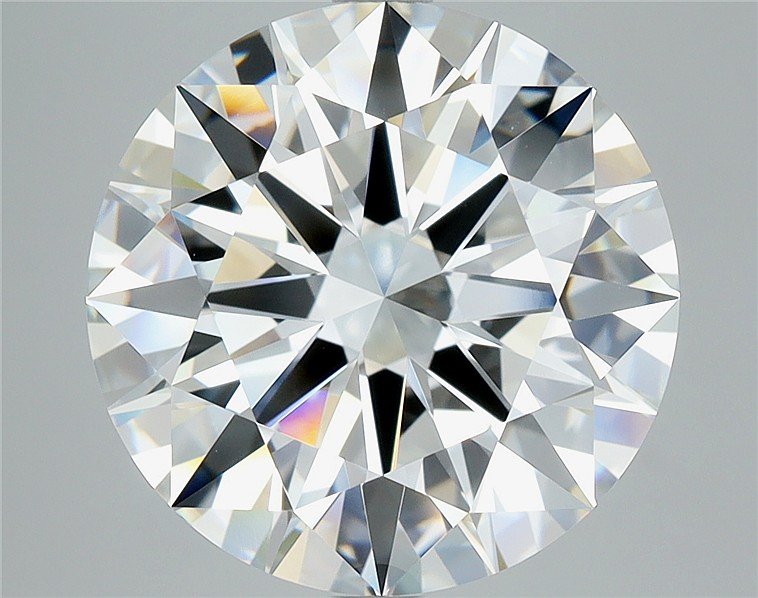 6.51ct I VVS2 Rare Carat Ideal Cut Round Diamond