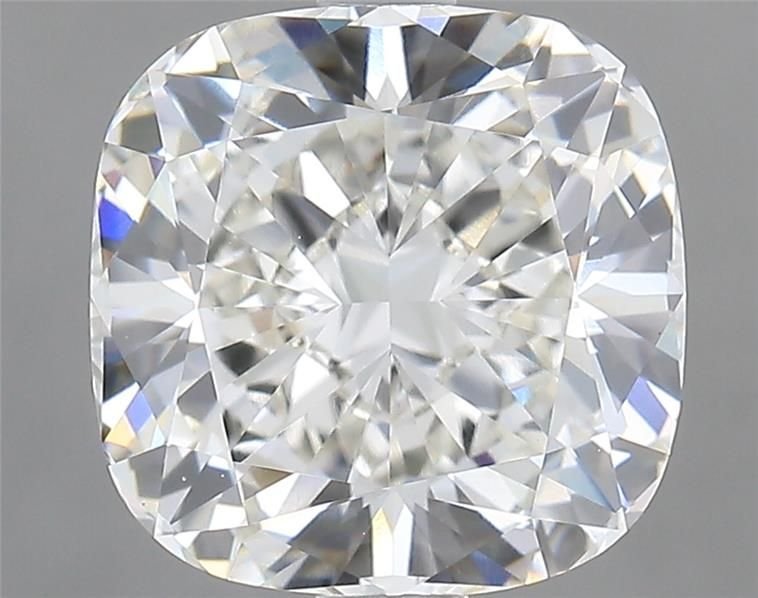 3.48ct H VVS2 Rare Carat Ideal Cut Cushion Lab Grown Diamond