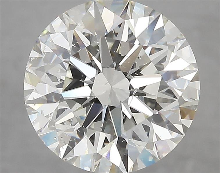 3.72ct K SI2 Rare Carat Ideal Cut Round Diamond