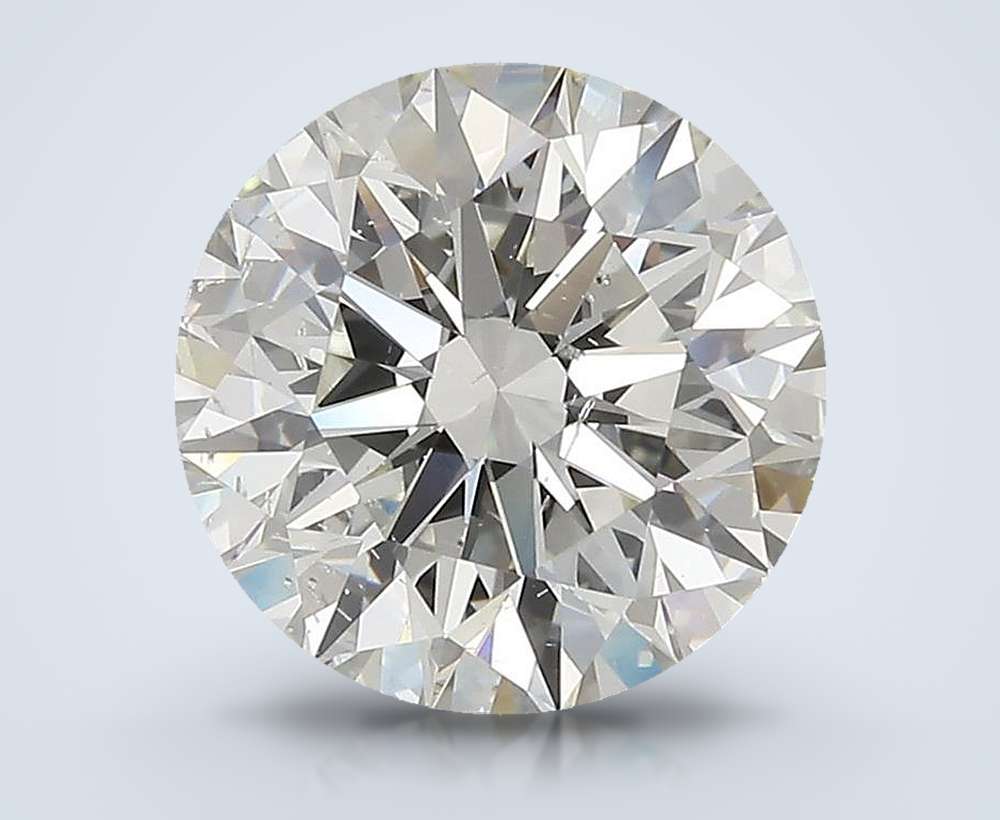 3.72 Carat Round Natural Diamond