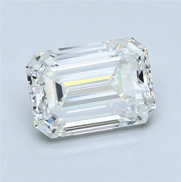 3.01ct I VS2 Rare Carat Ideal Cut Emerald Diamond