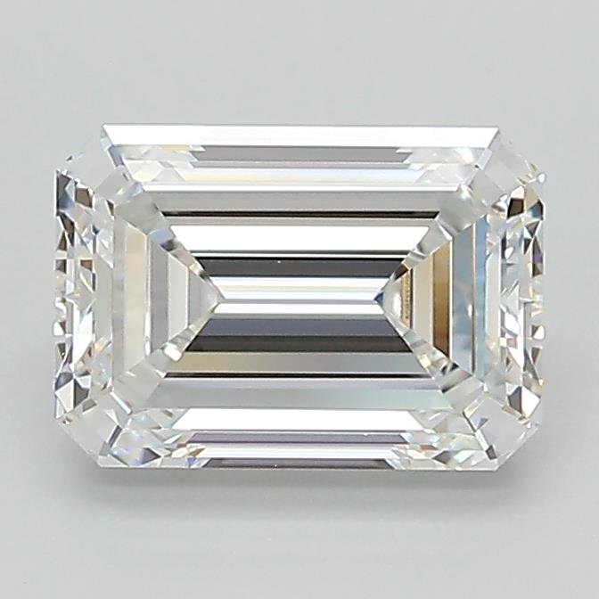 1.53ct E VVS2 Excellent Cut Emerald Lab Grown Diamond