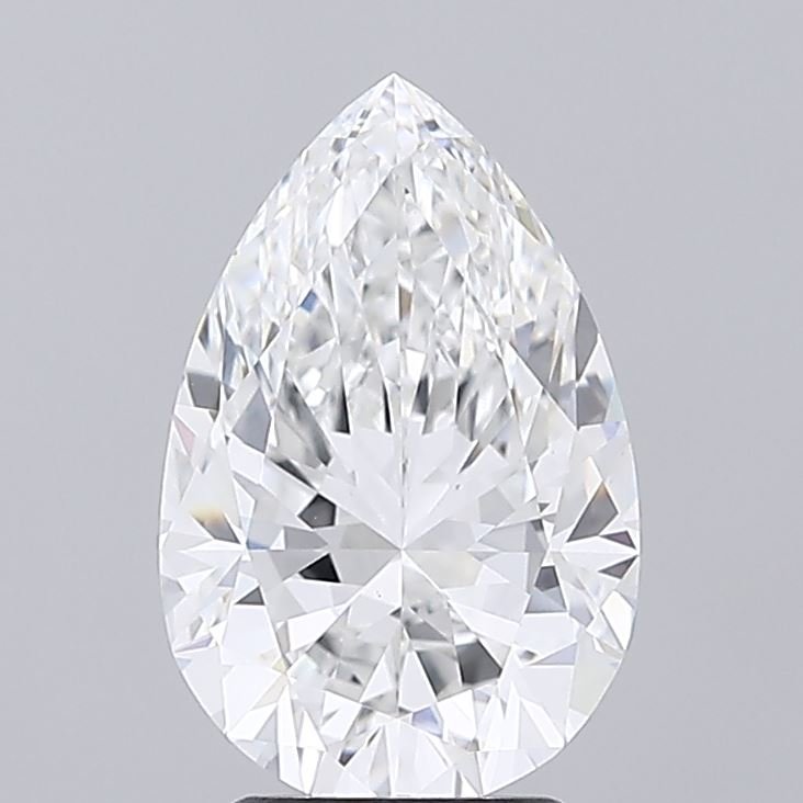 3.53ct E VS1 Rare Carat Ideal Cut Pear Lab Grown Diamond