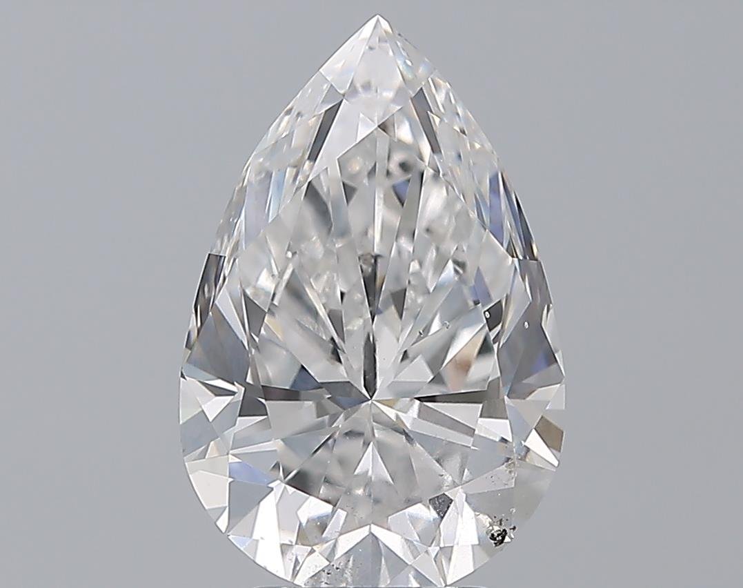 3.52ct D SI2 Rare Carat Ideal Cut Pear Diamond