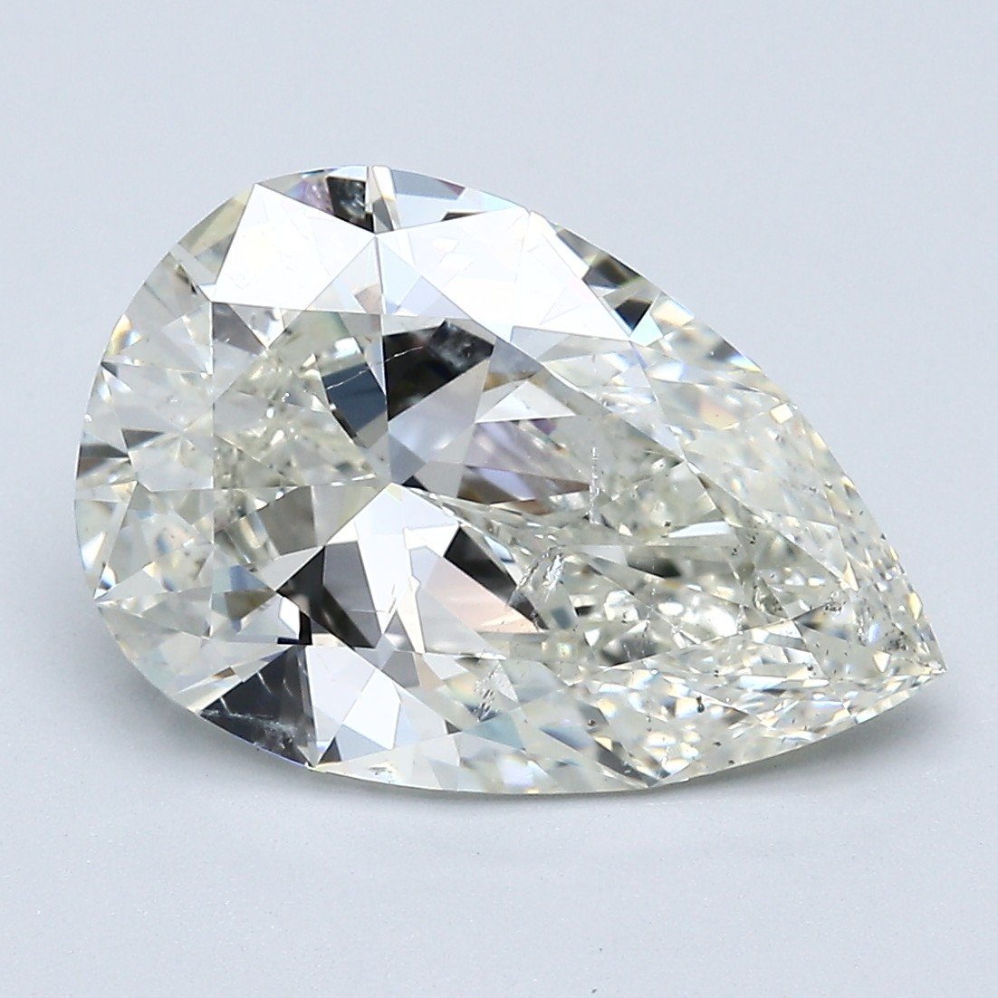 4.71ct K SI2 Excellent Cut Pear Diamond
