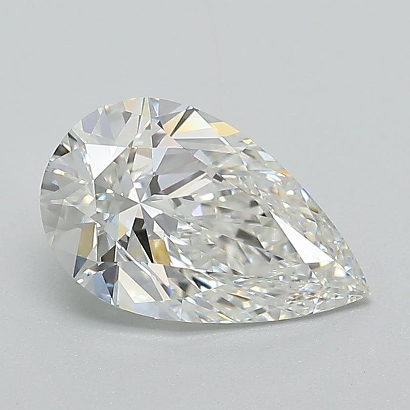 1.36ct F VVS1 Rare Carat Ideal Cut Pear Lab Grown Diamond