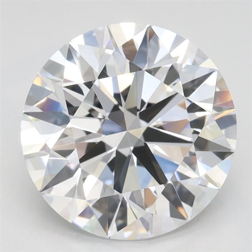 3.18ct D IF Rare Carat Ideal Cut Round Lab Grown Diamond