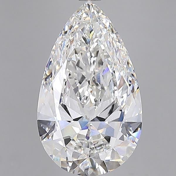 15.54ct F VVS2 Rare Carat Ideal Cut Pear Lab Grown Diamond