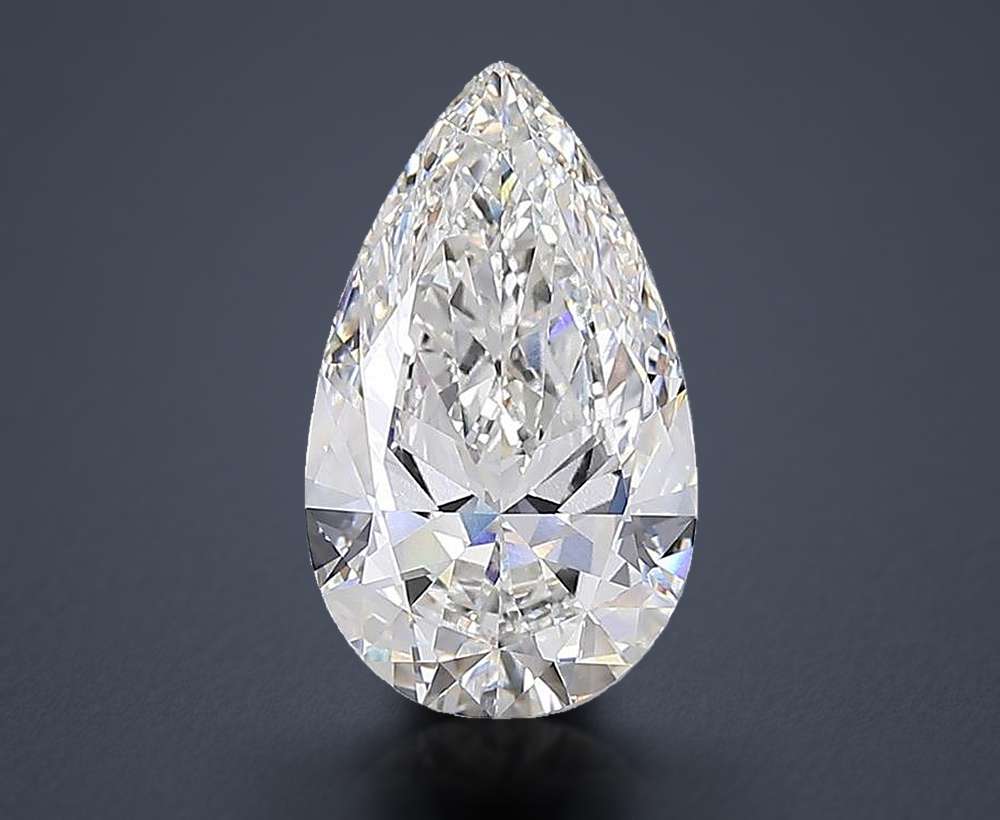 15.54 Carat Pear Lab Diamond