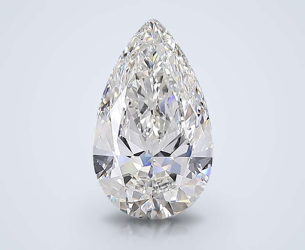 15.54 Carat Pear Lab Diamond