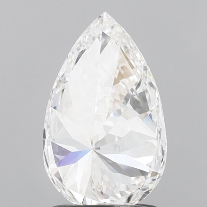 1.55ct E VS1 Rare Carat Ideal Cut Pear Lab Grown Diamond