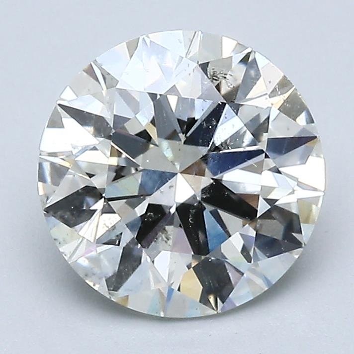 2.02ct I SI2 Rare Carat Ideal Cut Round Diamond