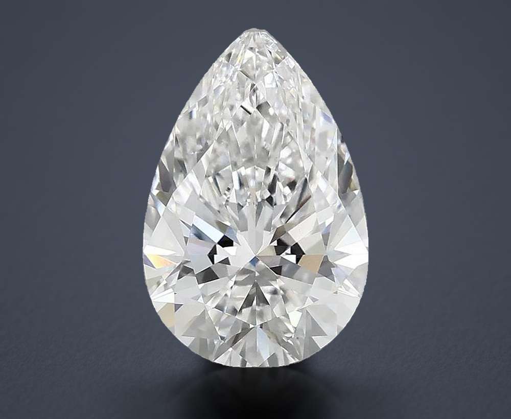 6.53 Carat Pear Lab Diamond
