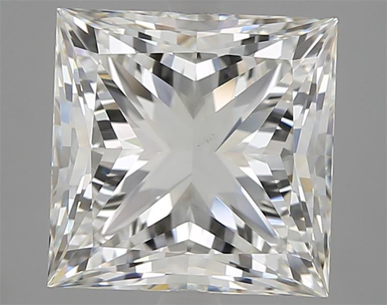 5.06ct I VS2 Rare Carat Ideal Cut Princess Diamond