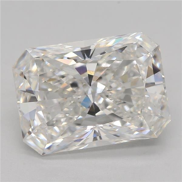 3.09ct E VVS2 Rare Carat Ideal Cut Radiant Lab Grown Diamond