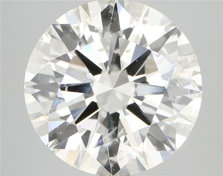 5.01ct I SI2 Rare Carat Ideal Cut Round Diamond