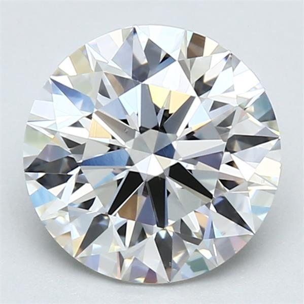 2.41ct I VS2 Rare Carat Ideal Cut Round Diamond