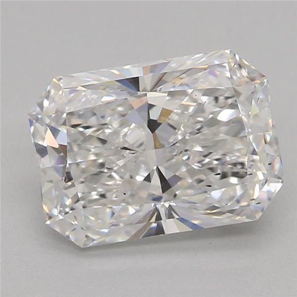 1.09ct E SI1 Rare Carat Ideal Cut Radiant Lab Grown Diamond