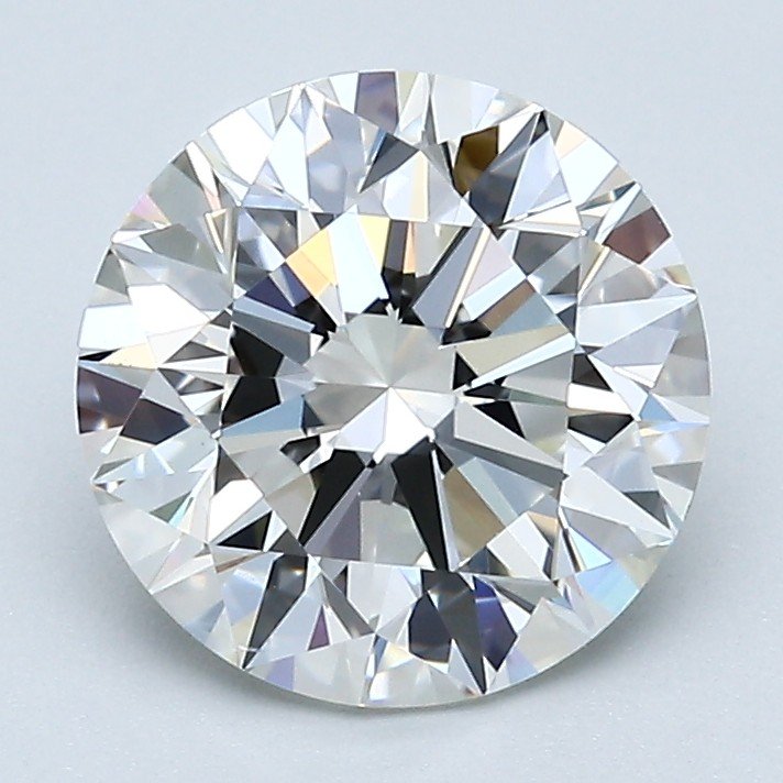 2.50ct H VS2 Rare Carat Ideal Cut Round Diamond