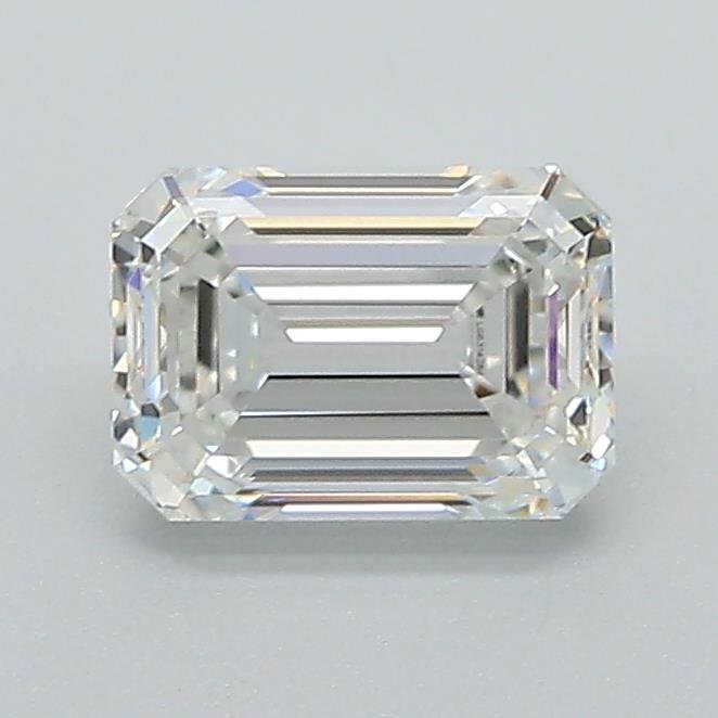 1.00ct E VVS2 Very Good Cut Emerald Lab Grown Diamond