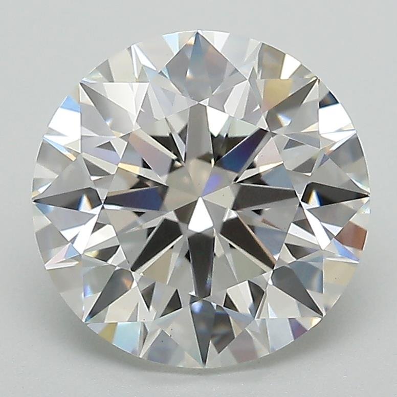 3.10ct F VS1 Rare Carat Ideal Cut Round Lab Grown Diamond