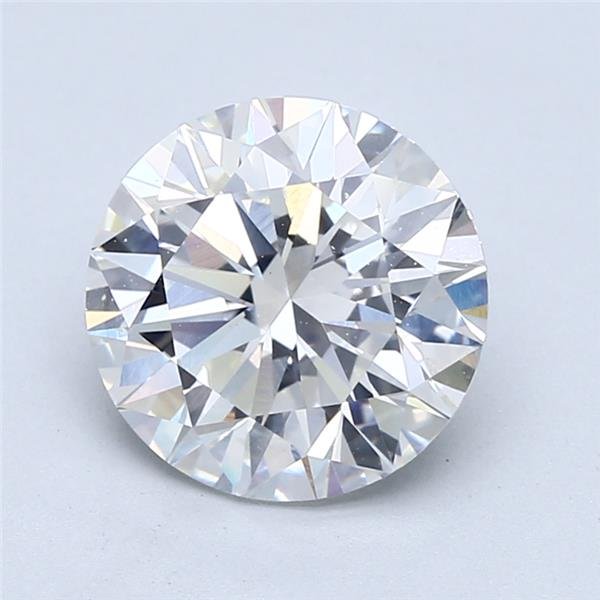 3.02ct D VVS2 Rare Carat Ideal Cut Round Diamond