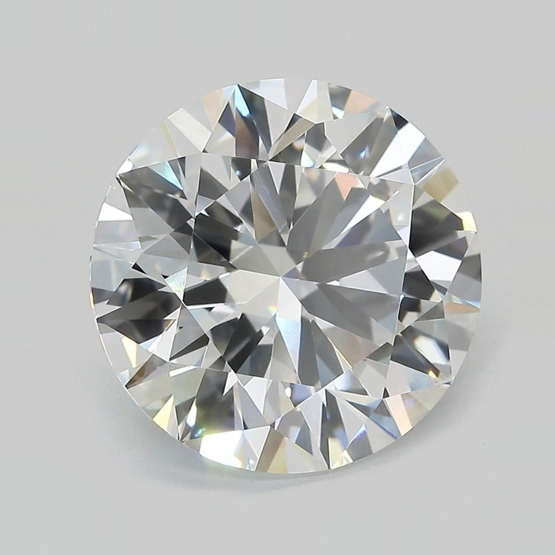 7.61ct F VVS2 Rare Carat Ideal Cut Round Lab Grown Diamond
