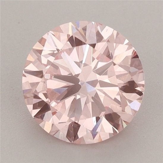1.56 Ct. Fancy Vivid Pink Round Lab Diamond