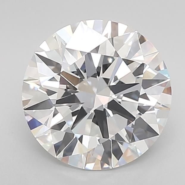 3.26ct E VVS2 Rare Carat Ideal Cut Round Lab Grown Diamond