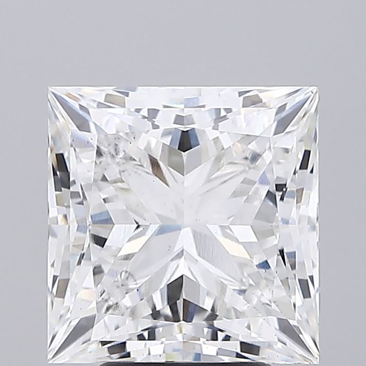 5.57ct F VS1 Rare Carat Ideal Cut Princess Lab Grown Diamond