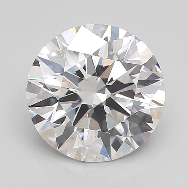 2.52ct D VS2 Rare Carat Ideal Cut Round Lab Grown Diamond