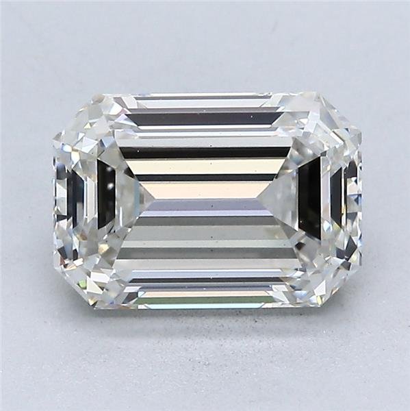 2.64ct G VS2 Rare Carat Ideal Cut Emerald Lab Grown Diamond