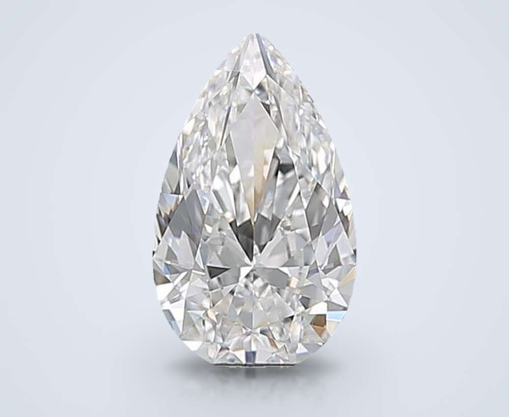 0.71 Carat Pear Natural Diamond