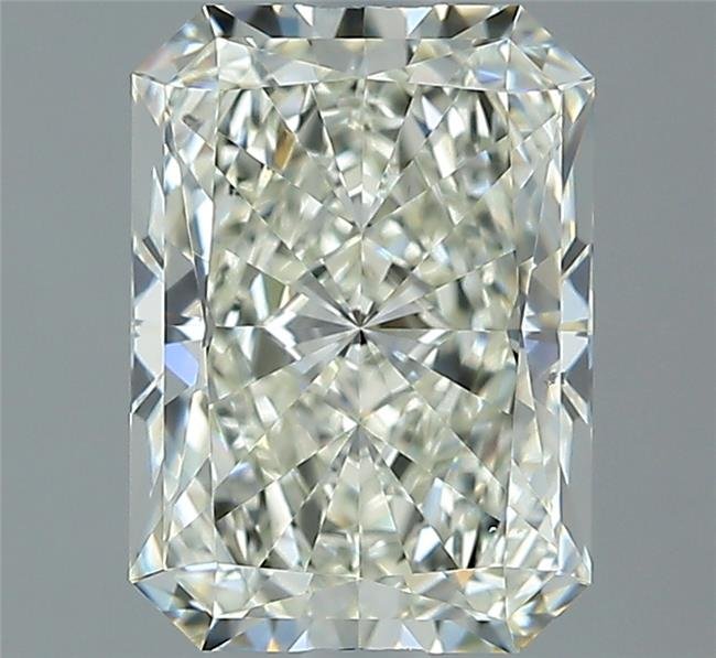 2.02ct K VS2 Rare Carat Ideal Cut Radiant Diamond