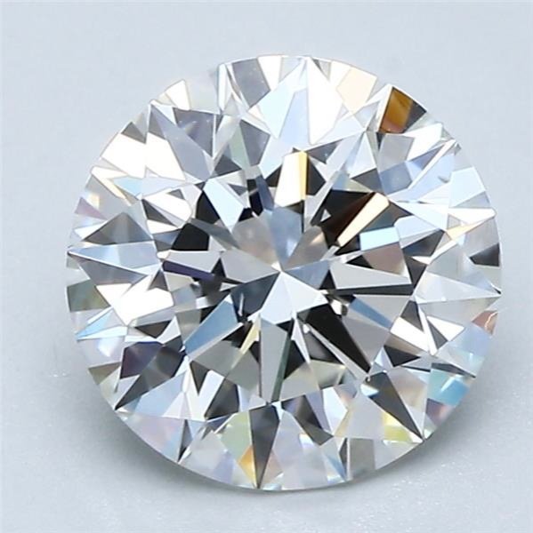 2.03ct H VS2 Rare Carat Ideal Cut Round Diamond